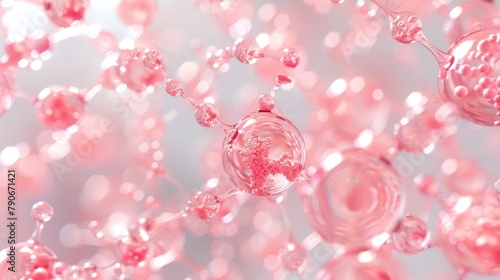 Pink, Abstract, Bubbles, Background, Light, Bokeh, Soft, Sparkle, Shiny, Glow, Gentle, Texture