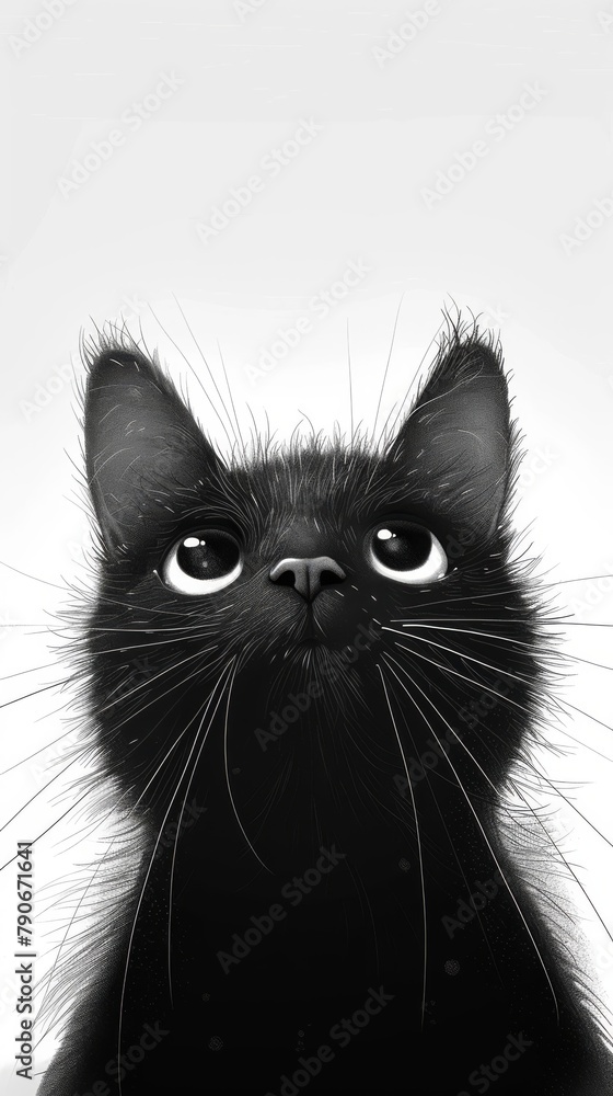 Cat, Black and white, Animal, Cute, Pet, Whiskers, Feline, Portrait, Fluffy, Adorable, Domestic, Fur, Eyes, Funny, Illustration, Graphic
Cat, Black and white, Animal, Cute, Pet, Whiskers, Feline, Portrait, Fluffy, Adorable, Domestic, Fur, Eyes, Funny, Illustration, Graphic