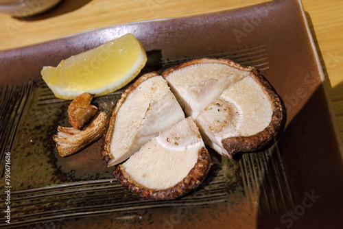 Foto 特大椎茸の炭火焼き。

厚木駅前のろばた焼きと和食の居酒屋で晩ごはんを食す。

日本国神奈川県相模原市、早戸川林道にて。
2024年4月撮影。