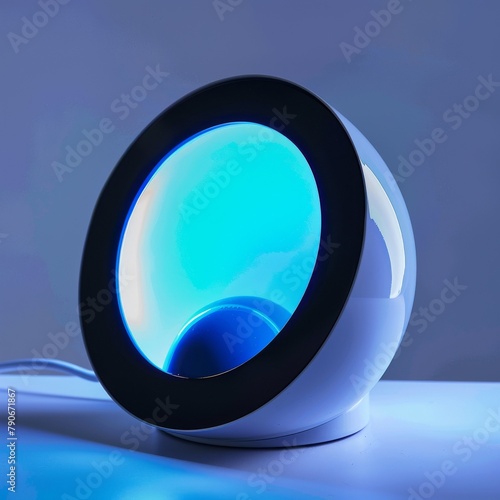 Blackout night light, low blue light, isolated on white, showcasing sleepfriendly lighting