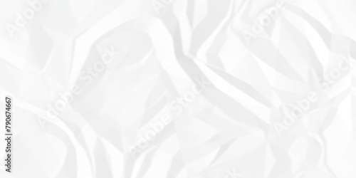 White crumpled paper texture. White wrinkled paper texture. White paper texture. White crumpled and top view textures can be used for background of text or any contents.
