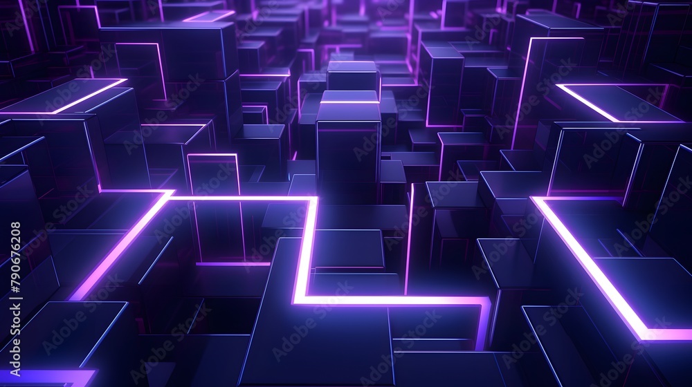 3d rendering of purple and blue abstract geometric background. Scene for advertising, technology, showcase, banner, game, sport, cosmetic, business, metaverse. Sci-Fi Illustration. Product display
3d rendering of purple and blue abstract geometric background. Scene for advertising, technology, showcase, banner, game, sport, cosmetic, business, metaverse. Sci-Fi Illustration. Product display