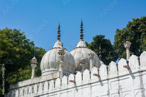Moti Masjid in Red Fort, Delhi, India. UNESCO World Heritage Site photo