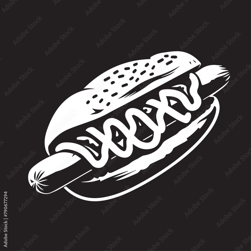 Hotdog in cartoon, doodle style . Image for t-shirt, web, mobile apps and ui. Isolated 2d vector illustration in logo, icon, sketch style, Eps 10, black and white. AI Generative Hotdog in cartoon, doodle style . Image for t-shirt, web, mobile apps and ui. Isolated 2d vector illustration in logo, icon, sketch style, Eps 10, black and white. AI Generative