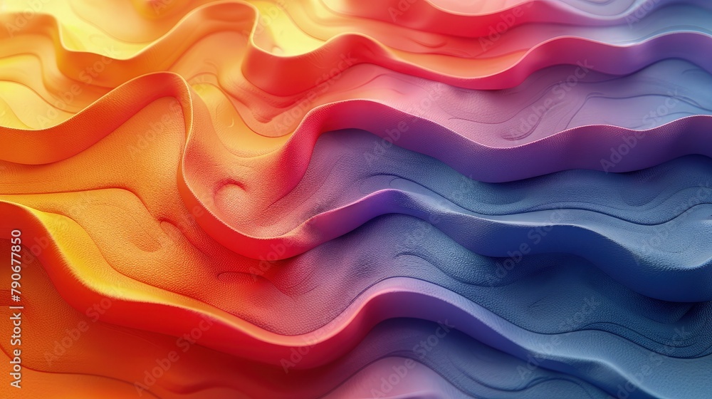 Obraz premium Colorful Wave Abstract Background.