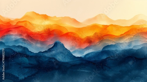 Abstract watercolor art background modern. Decorate your home with this abstract watercolor background.