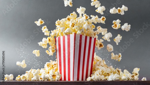 popcorn in a box, popcorn, food, corn, snack, box, movie, cinema, pop, 