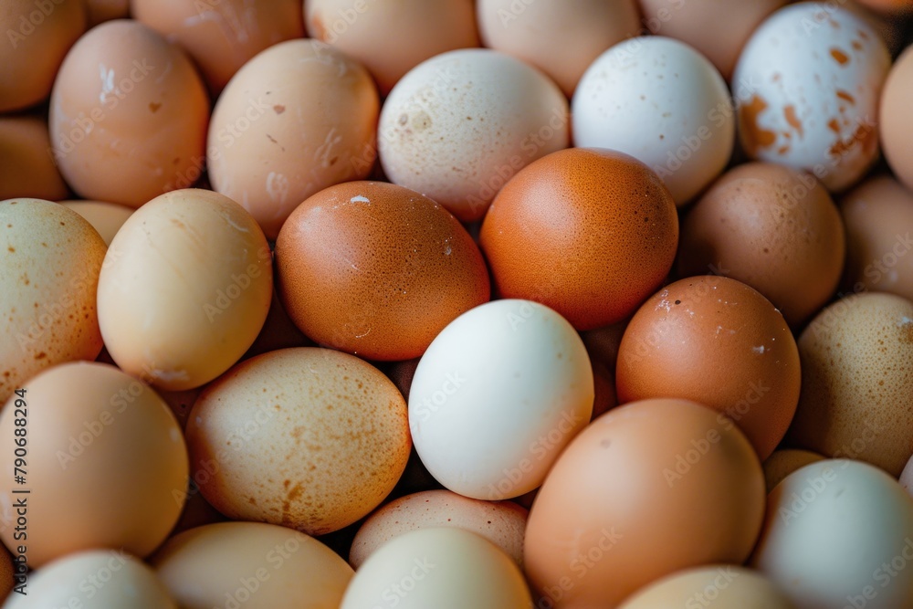Chicken Eggs. Group of Fresh Brown Eggs for Sale at Market. Healthy Food from Nature Chicken Eggs. Group of Fresh Brown Eggs for Sale at Market. Healthy Food from Nature