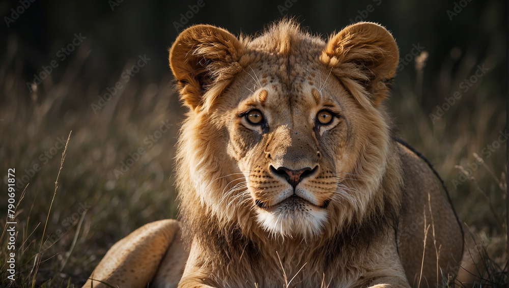 lion cub in the jungle lion cub in the jungle