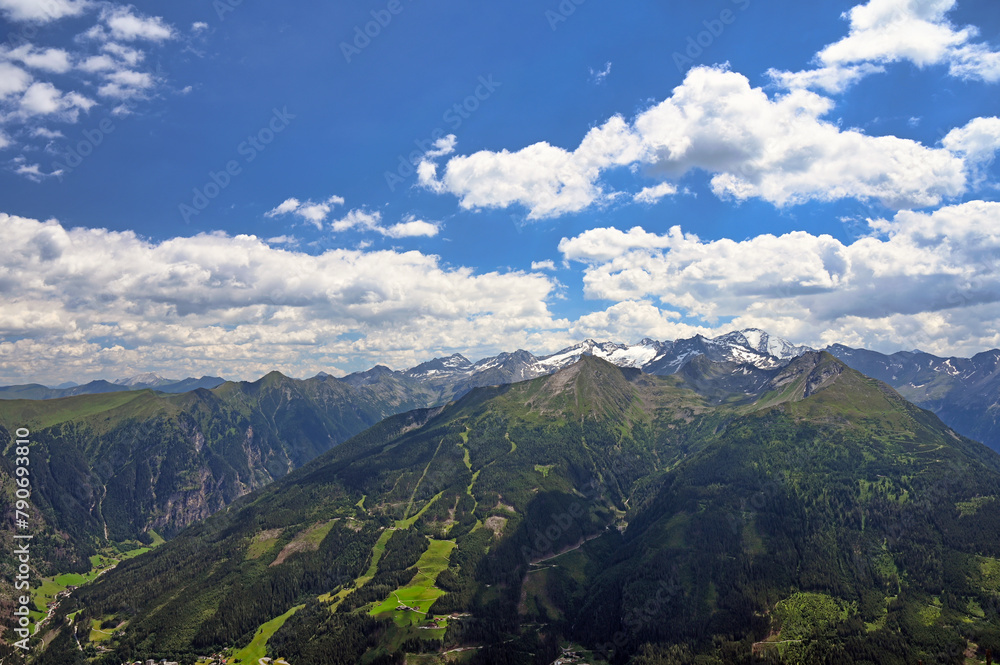 Fototapeta premium Stubnerkogel mountains Bad Gastein Austria summer season