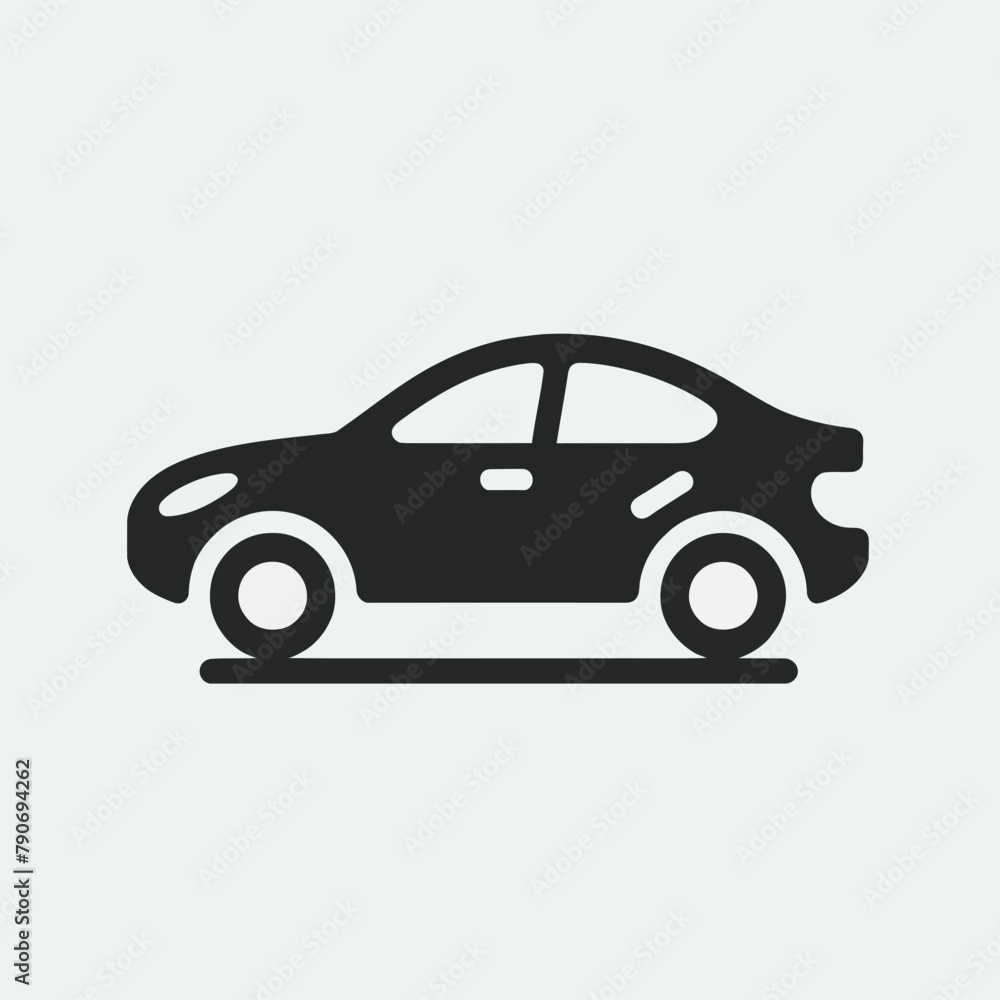 Car silhouette vector illustration 