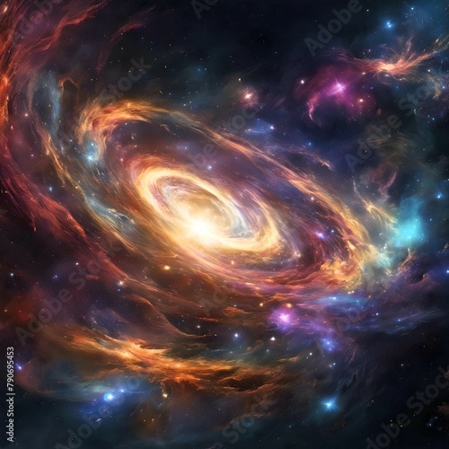Cosmic Symphony  A Mesmerizing Journey Through the Vibrant Universe