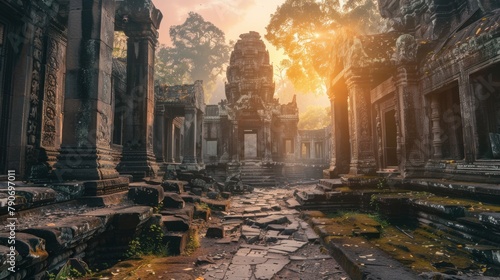 Ancient temples in Cambodia  such as Angkor Wat and Bayon  are renowned for their majestic architecture and intricate carvings  showcasing the rich cultural and historical heritage of the country.