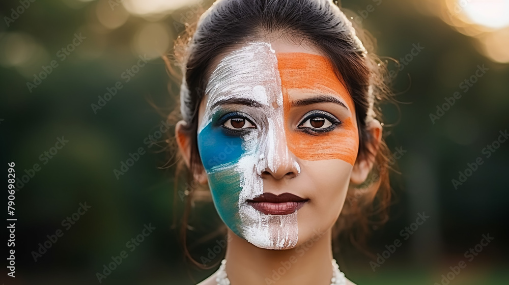 India flag flying high at Connaught Place with pride in blue sky, India ...