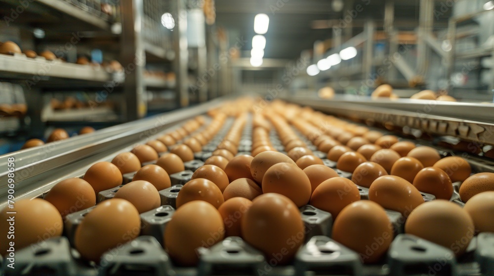 Egg sorting facilities employ advanced machinery and computerized systems for precise grading and packaging, ensuring quality and consistency in egg products.
