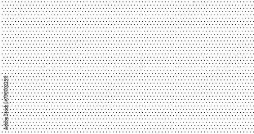 Point texture. Dot seamless pattern. Grid dotted halftone. Simple small geometric pattern. Rectangle black and white polkadots. Repeat polkadot. Vector photo