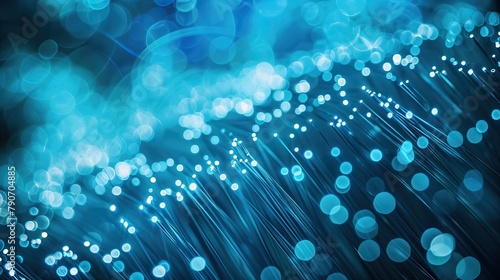 blue blue abstract broadband fiber optic energy