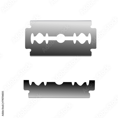 Simple drawing of a razor blade, vector illustration, razor drawing, drawing of razor blade, blades drawing, drawing razor, razor blade drawing