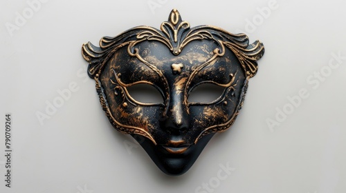 Mask image on a white background in hero style
