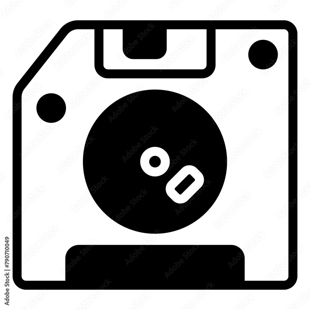 diskette vector icon solid line style. perfect use for logo, presentation, website, and more. modern icon design glyph style diskette vector icon solid line style. perfect use for logo, presentation, website, and more. modern icon design glyph style