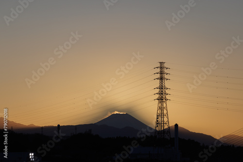 富士山_夕方