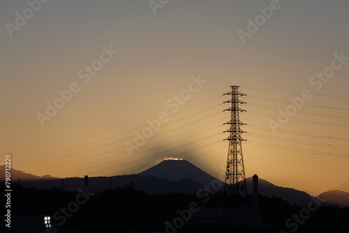 富士山_夕方