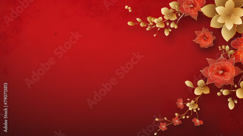 decorative textures template background with chinese cloud   dragon  and golden blessing ornament 