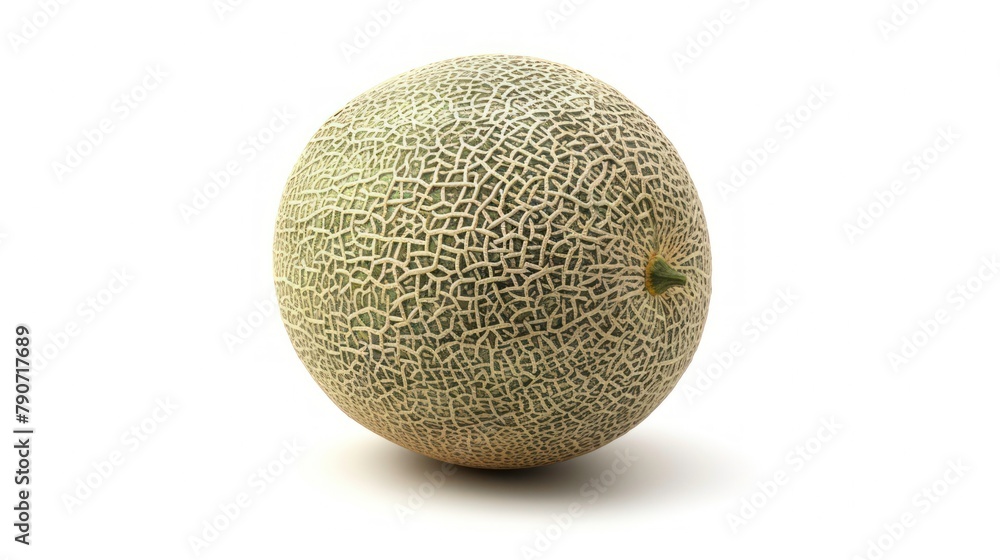 fresh melon on a white and isolated background fresh melon on a white and isolated background