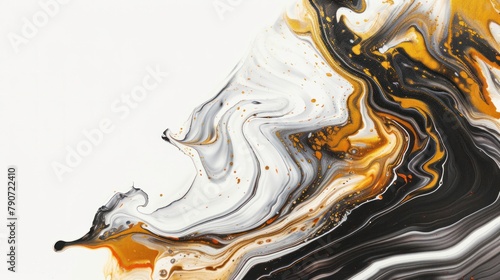 Liquid Gold: Oil Splash Photography Collection