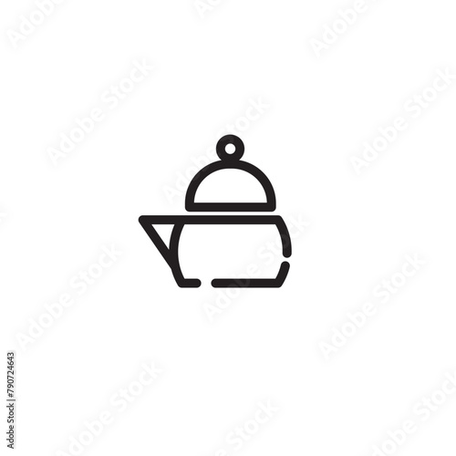 Kitchen Pot Tea Line Icon