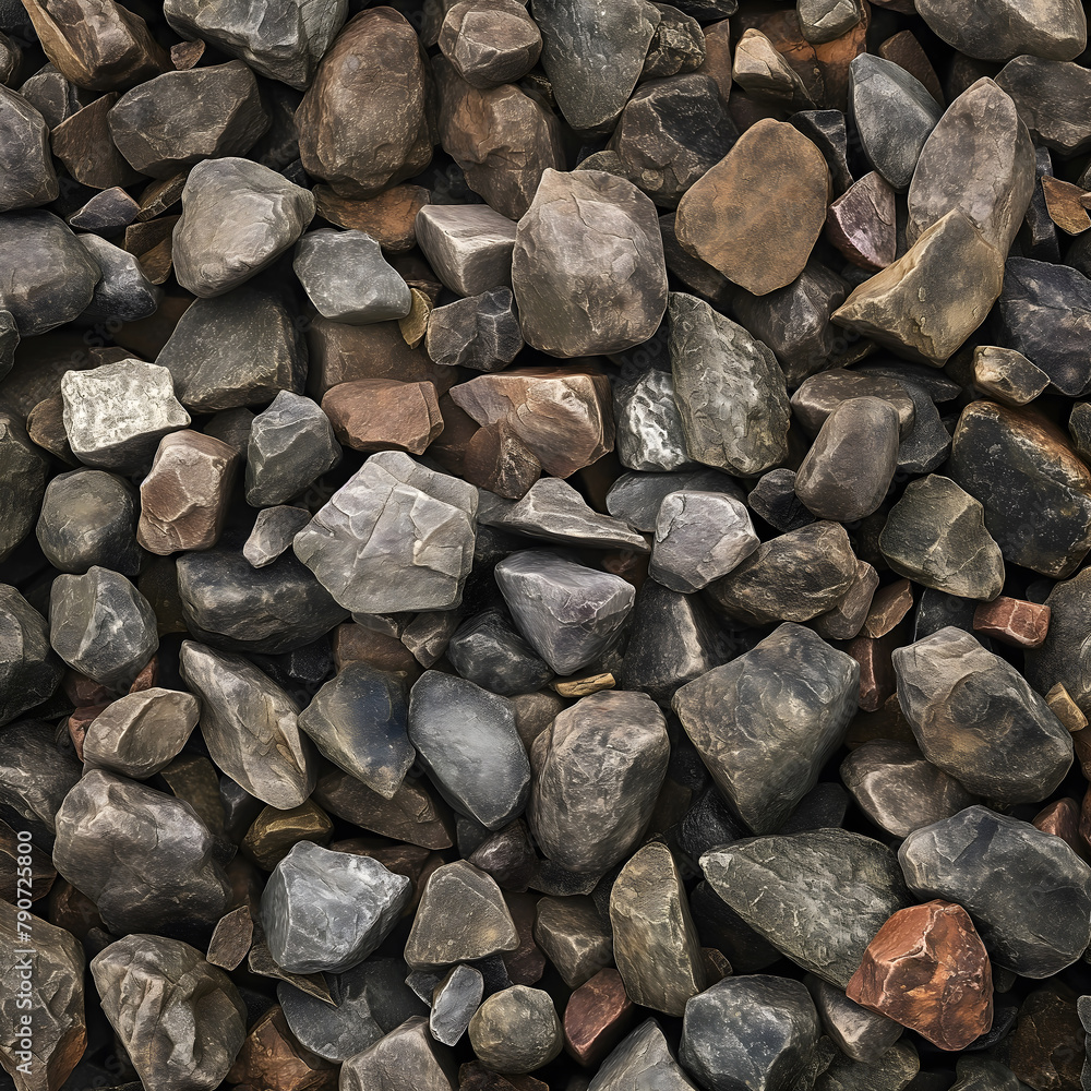 Textured Surface of Stones in Various Shapes and Sizes Textured Surface of Stones in Various Shapes and Sizes