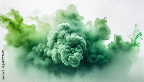 ai generative of a smoke like a broccoli