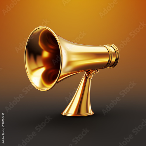 golden megaphone