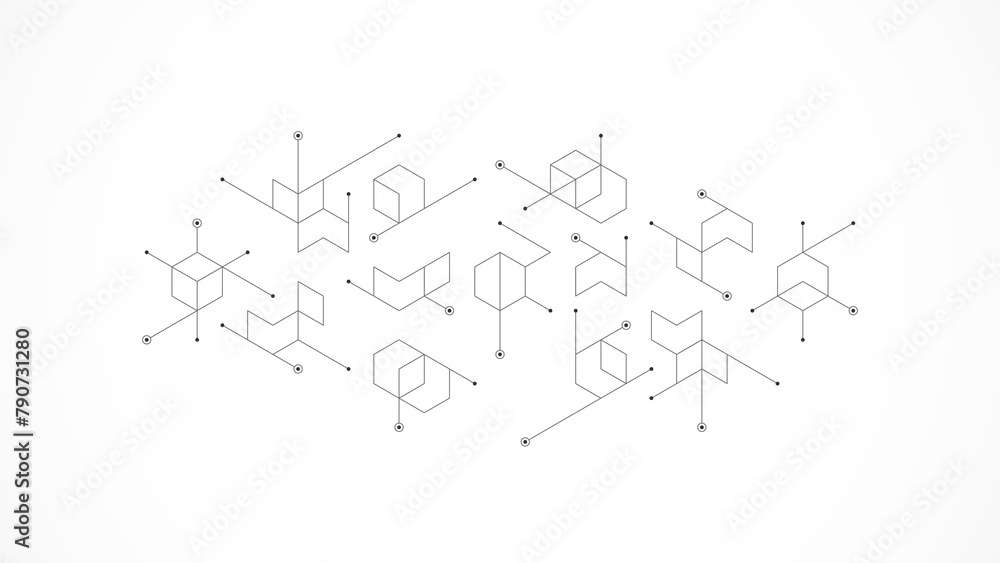 Creative idea of modern design with abstract geometric background. Minimalistic texture with polygonal pattern Creative idea of modern design with abstract geometric background. Minimalistic texture with polygonal pattern
