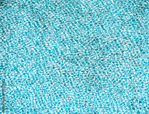 blue pool water