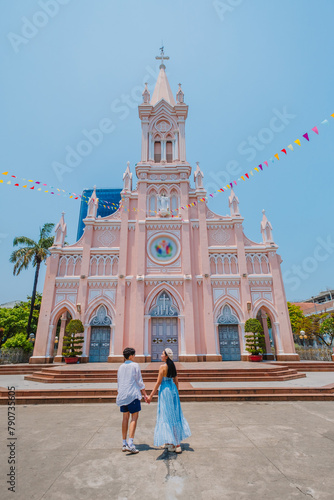 Pink Da Nang Cathedral, Vietnam