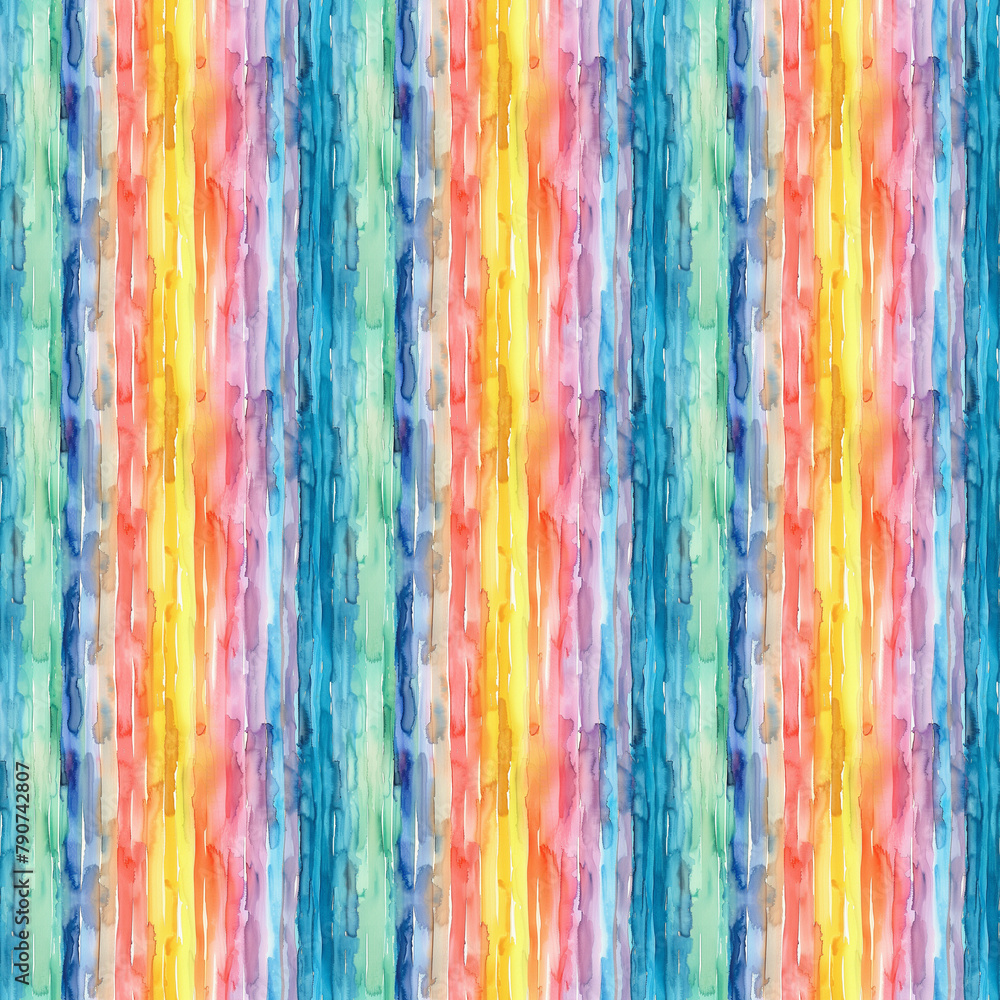 water colour rainbow stripes background, repeatable seamless background pattern tile
water colour rainbow stripes background, repeatable seamless background pattern tile