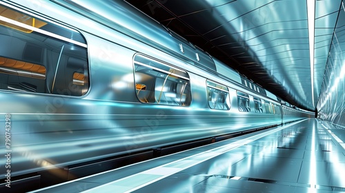 fast moving train © AI Farm
