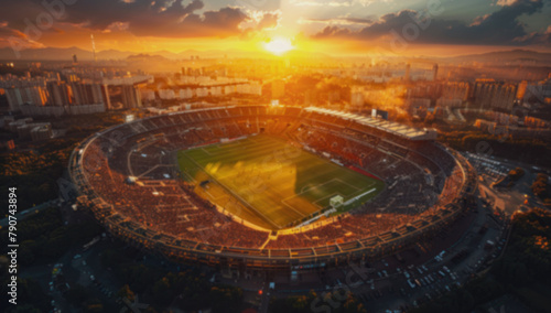 An aerial view of the most beautiful stadium © Intel