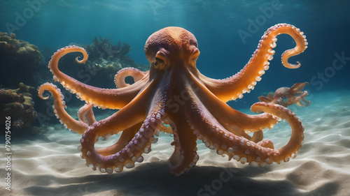 octopus in aquarium © UmerDraz