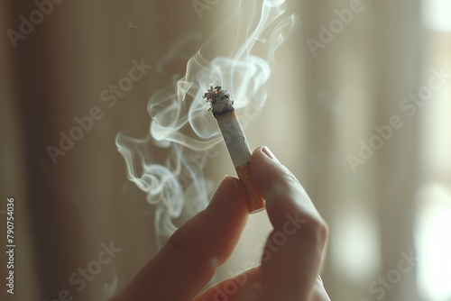cigarette in hand, Generative AI