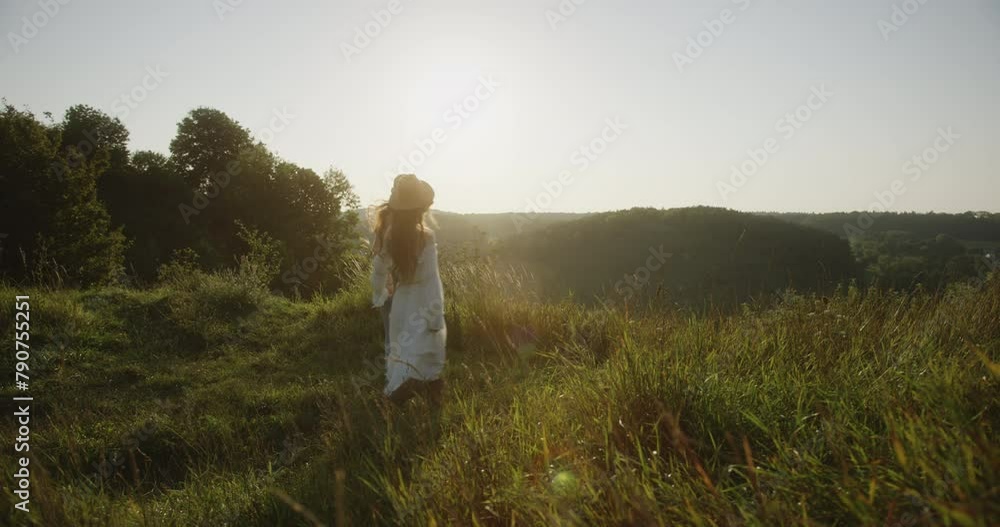 Joyful Dance of Expectant Couple in Sunset Meadow Joyful Dance of Expectant Couple in Sunset Meadow