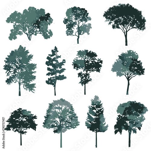Trees  set of elevation trees