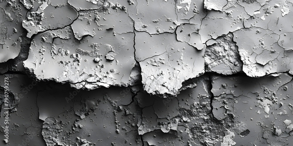 Obraz premium Weathered Grey Wall Texture for Minimalistic Design