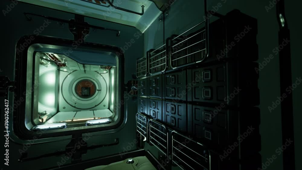 Space station and electronics technology concept Space station and electronics technology concept