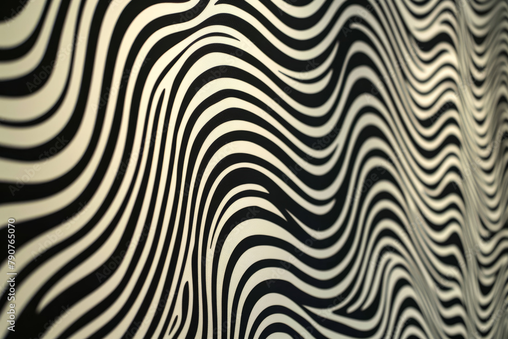 A minimalist, black and white pattern of repeating lines. A minimalist, black and white pattern of repeating lines.