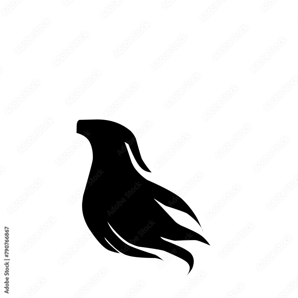 Fototapeta premium Horse Tail Icon 