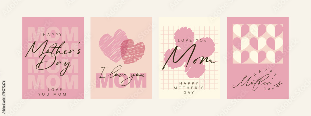 happy mothers day illustration template design happy mothers day illustration template design