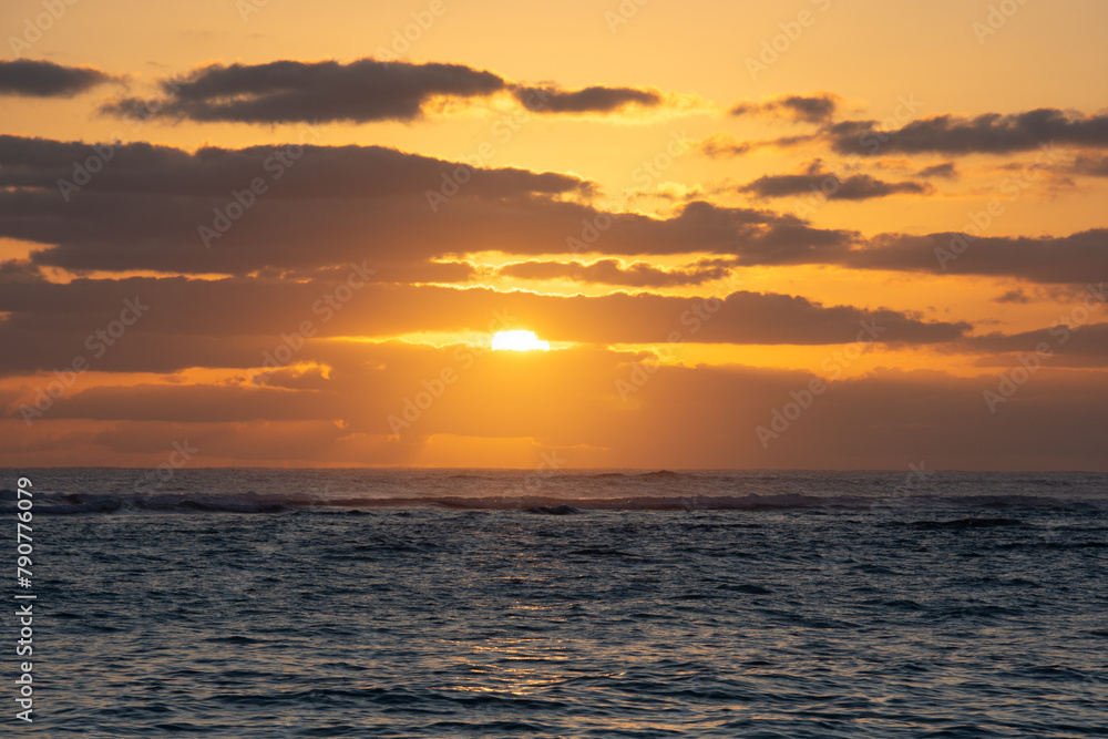 Superb sunrise on a pretty beach in Punta Cana in the Dominican Republic Superb sunrise on a pretty beach in Punta Cana in the Dominican Republic