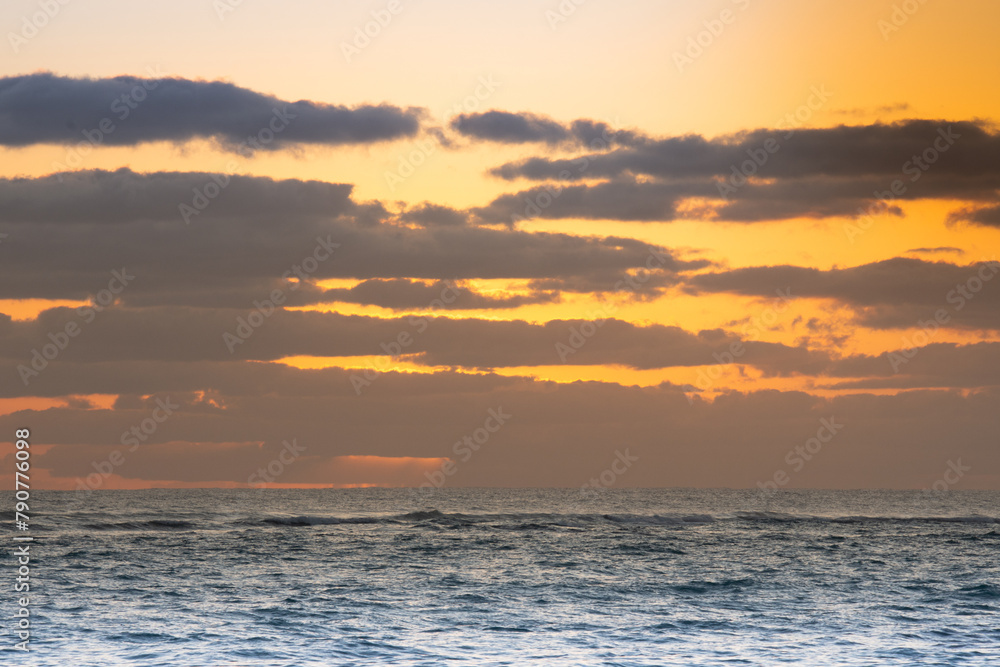 Fototapeta premium Superb sunrise on a pretty beach in Punta Cana in the Dominican Republic